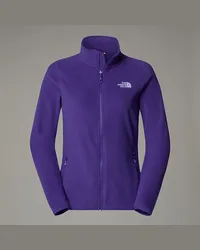 The North Face 100 Glacier Fleece Mit Durchgehendem Rv Peak Purple