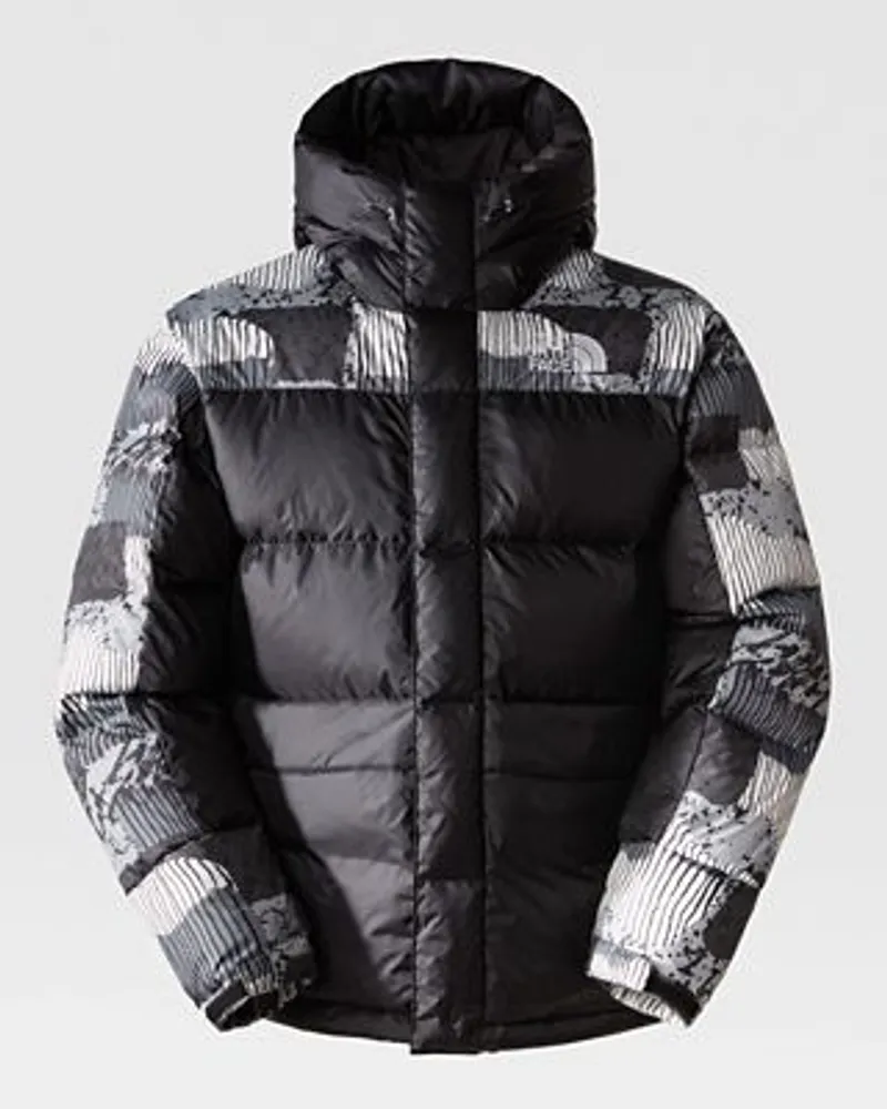 The North Face Himalayan Daunenparka Tnf Abstract Yosemite Print-tnf Black