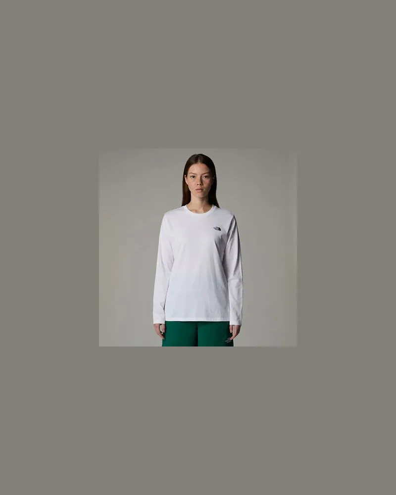 The North Face Simple Dome Langarm-shirt Tnf White