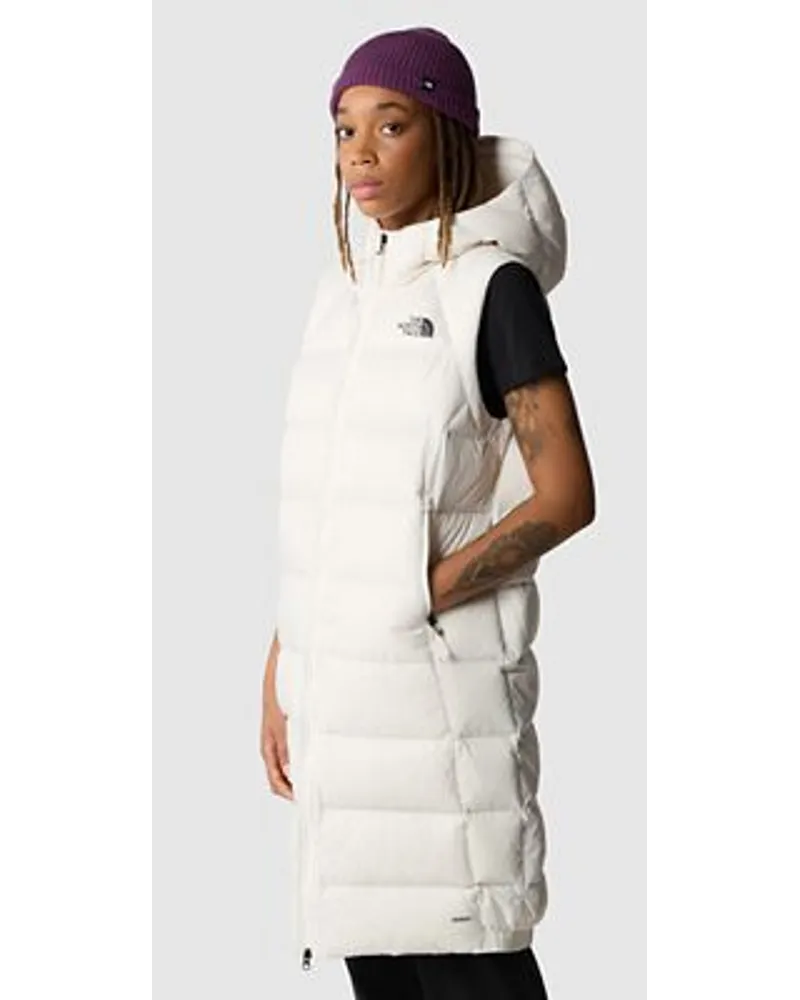 The North Face Hyalite Lange Daunenweste Dune White