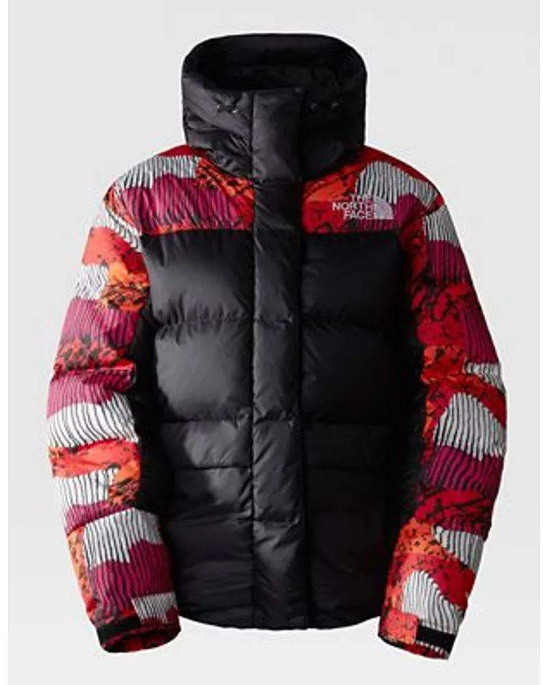 The North Face Himalayan Daunenparka Fiery Red Abstract Yosemite Print-tnf Black