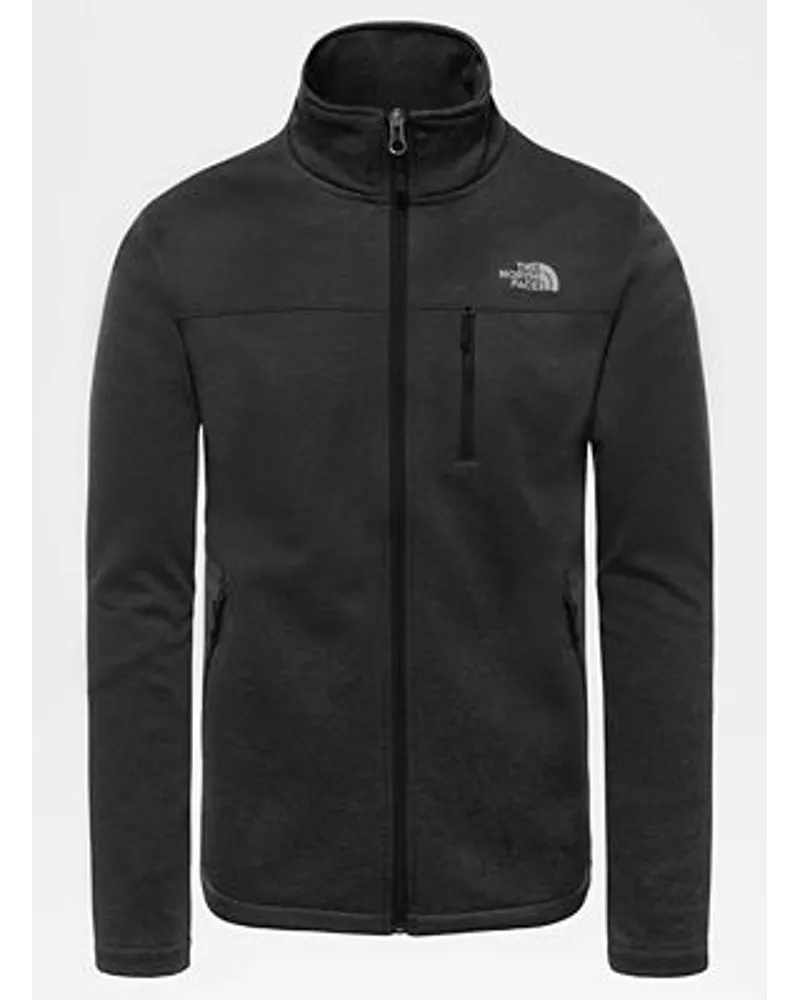 The North Face Lixius Fleecejacke Mit Durchgehendem Rv Tnf Heather Black