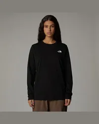 The North Face Simple Dome Langarm-shirt Tnf Black