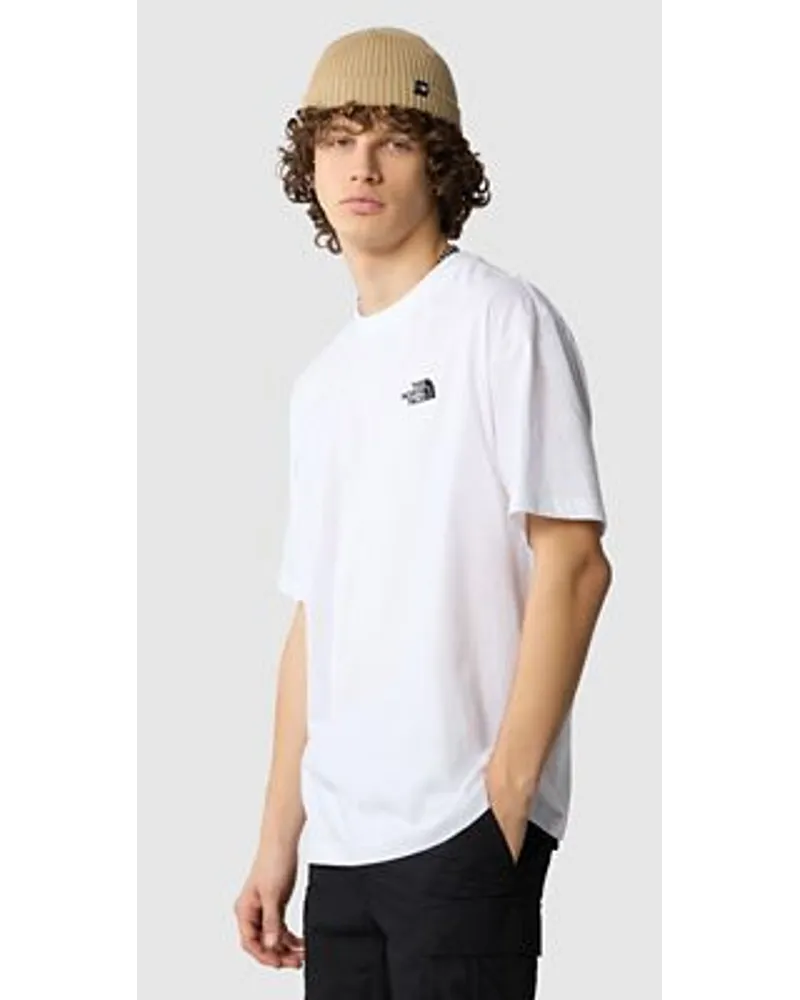 The North Face Simple Dome T-shirt In Oversize Tnf White