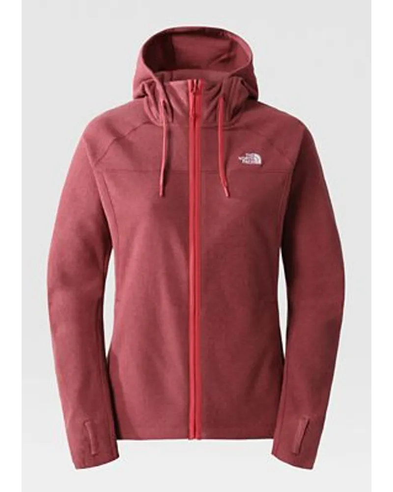 The North Face Homesafe Fleece-kapuzenpulli Mit Durchgehendem Rv Horizon Stripe Red