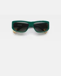 Jacquemus The Pilota Sunglasses - Dark Green 