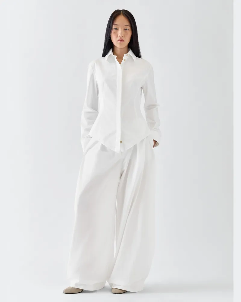 Jacquemus Das Triangle Hemd - Weiß Weiß