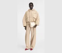 The Caraco Cropped Parka - Beige