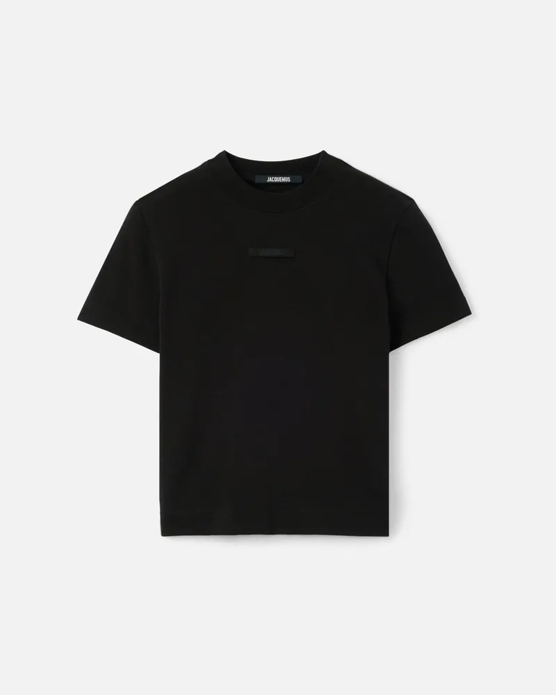 Jacquemus The Gros Grain T-shirt - Black Black