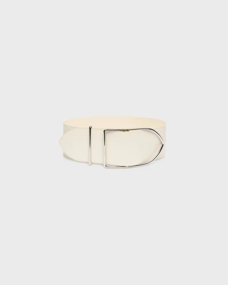 Jacquemus The Maxi Bambino Belt - Light Ivory Light