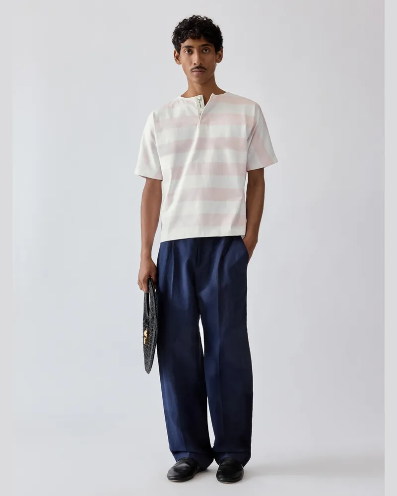 Jacquemus The Marinière Short-sleeve T-shirt - Print Vertical Stripes Print