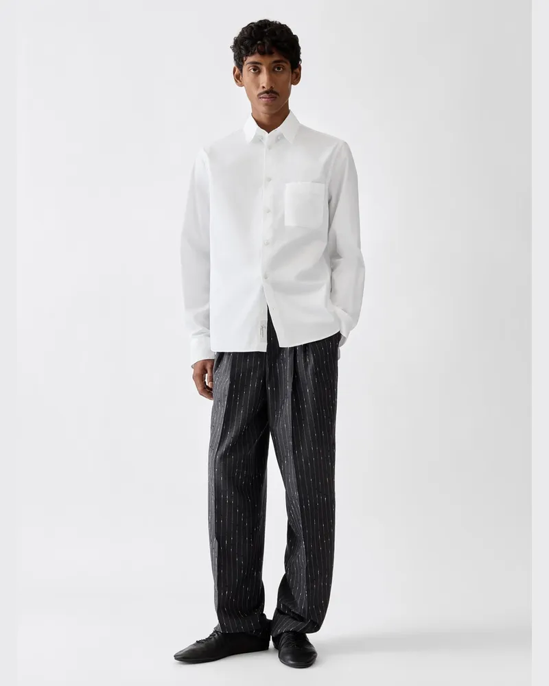 Jacquemus Das Tailleur Hemd - Weiß Weiß