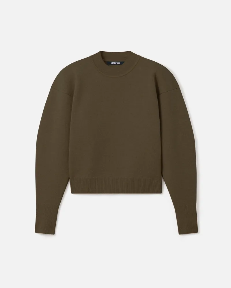Jacquemus The Piqué Sweater - Multi Khaki Multi
