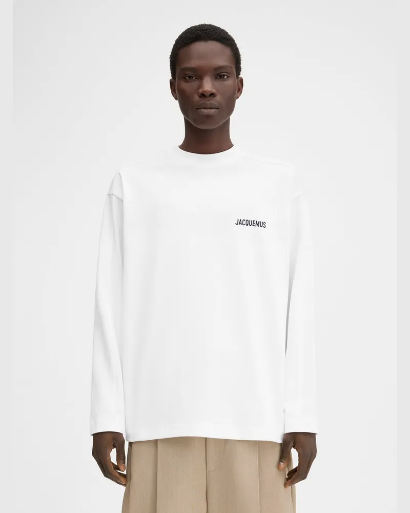 Jacquemus Le T-shirt Adresse Londres Manches Longues - Londres Weiß Londres