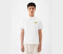 The Capri T-shirt - Capri Lemon White