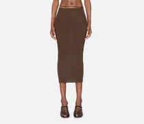 The Pralù Skirt - Dark Brown