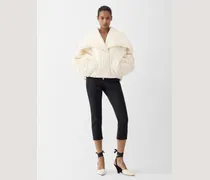 The Châle Bomber Jacket - White