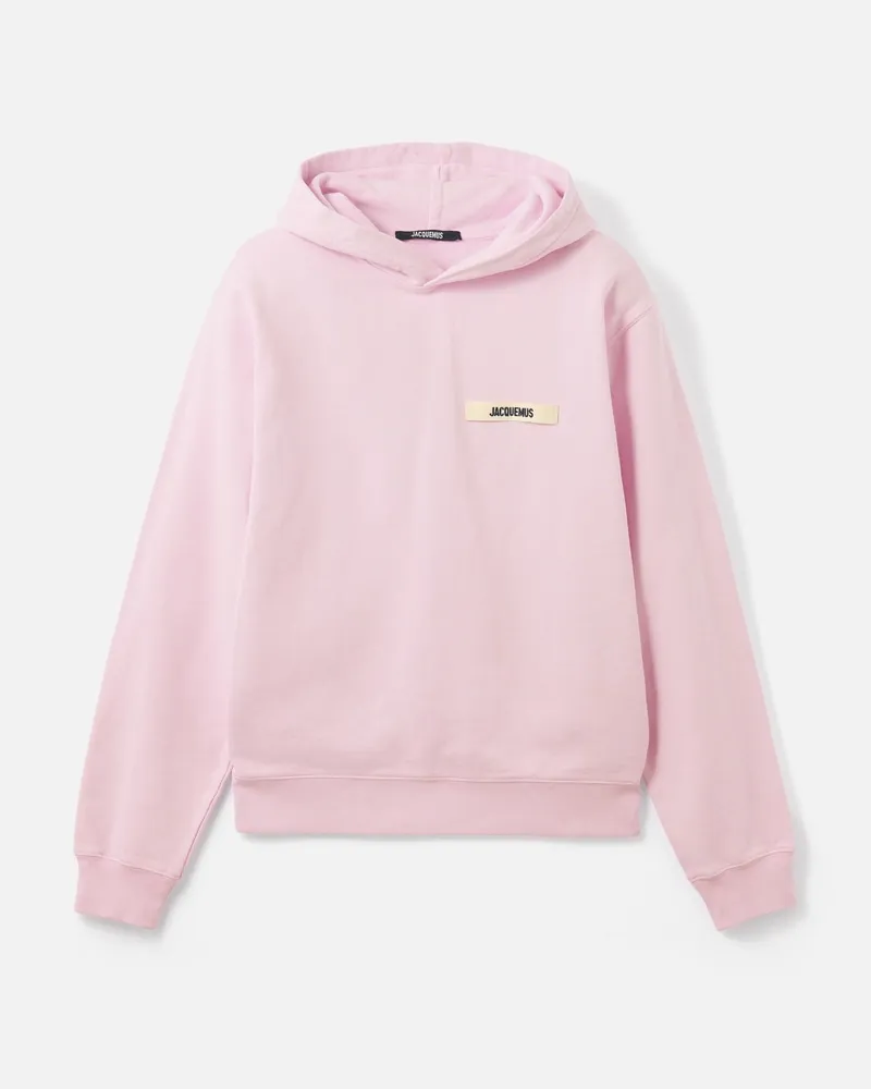 Jacquemus Le Hoodie Gros Grain - Rosa Rosa