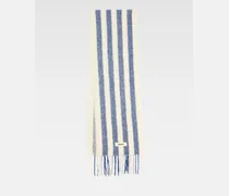 The Carro Scarf - & Blue Stripes