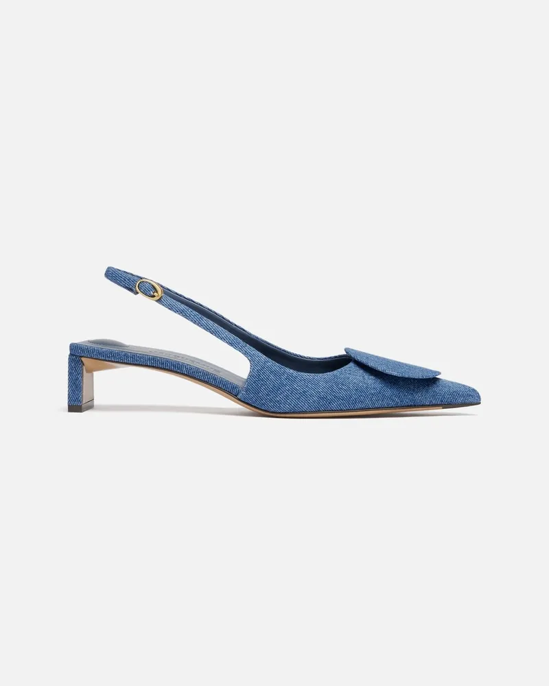 Jacquemus The Low Duelo Slingbacks - Blue Blue