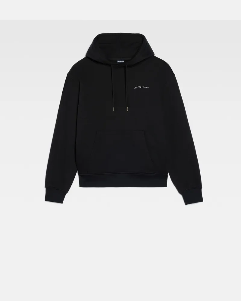 Jacquemus The Embroidered Sweatshirt - Black Black