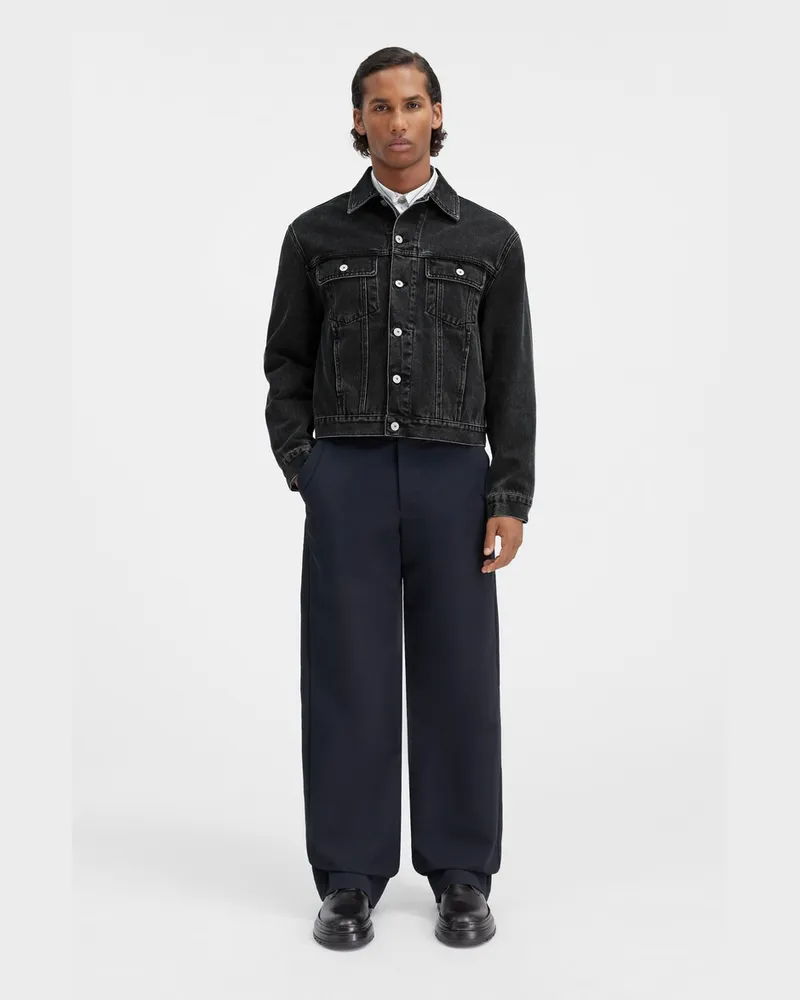 Jacquemus The Denim De-nîmes Jacket - Black Black