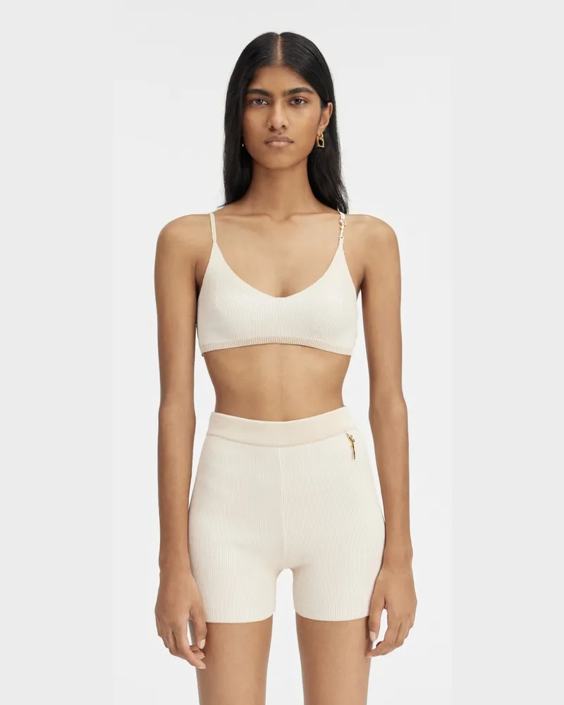 Jacquemus The Pralù Shorts - Light Beige Light