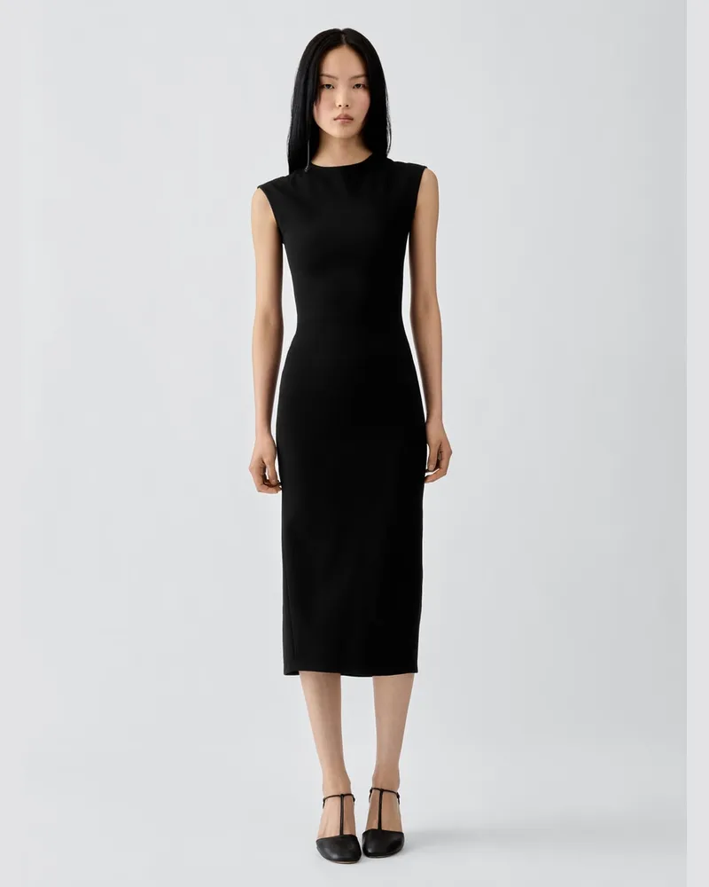 Jacquemus The Alba Midi Dress - Black Black