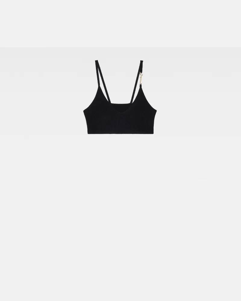 Jacquemus The Pralù Bra - Black Black