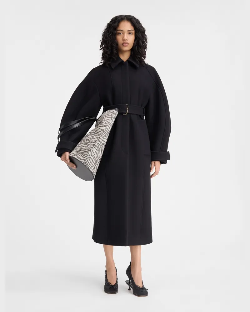 Jacquemus The Bari Coat - Black Black