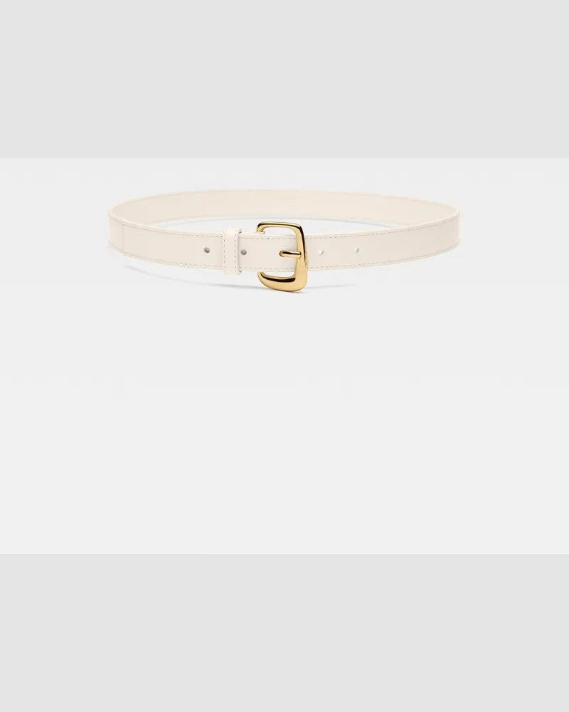 Jacquemus The Ovalo Belt - Light Ivory Light