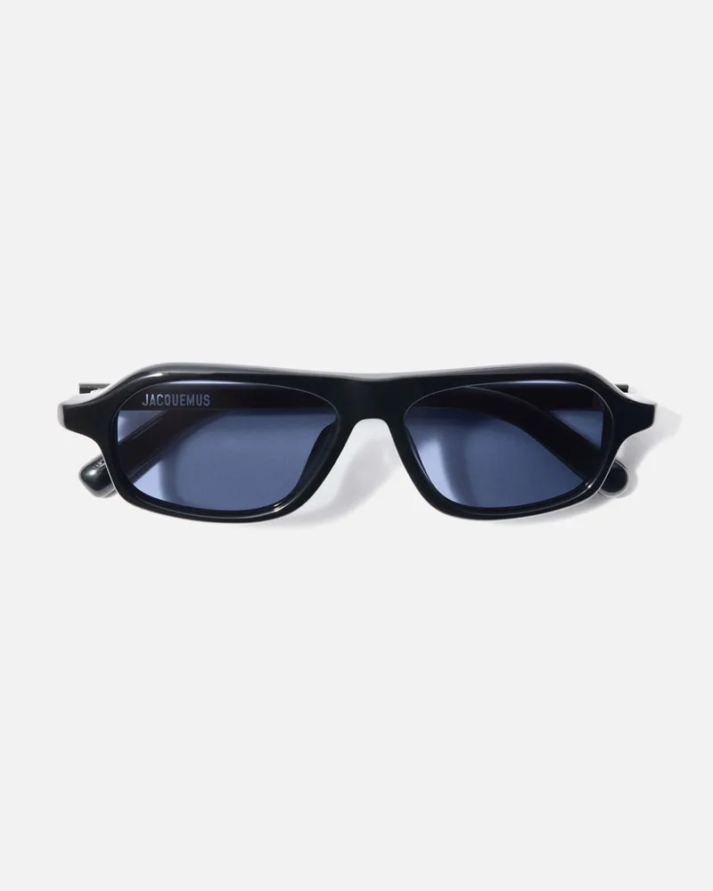Jacquemus Die Becane Sonnenbrille - Schwarz Schwarz