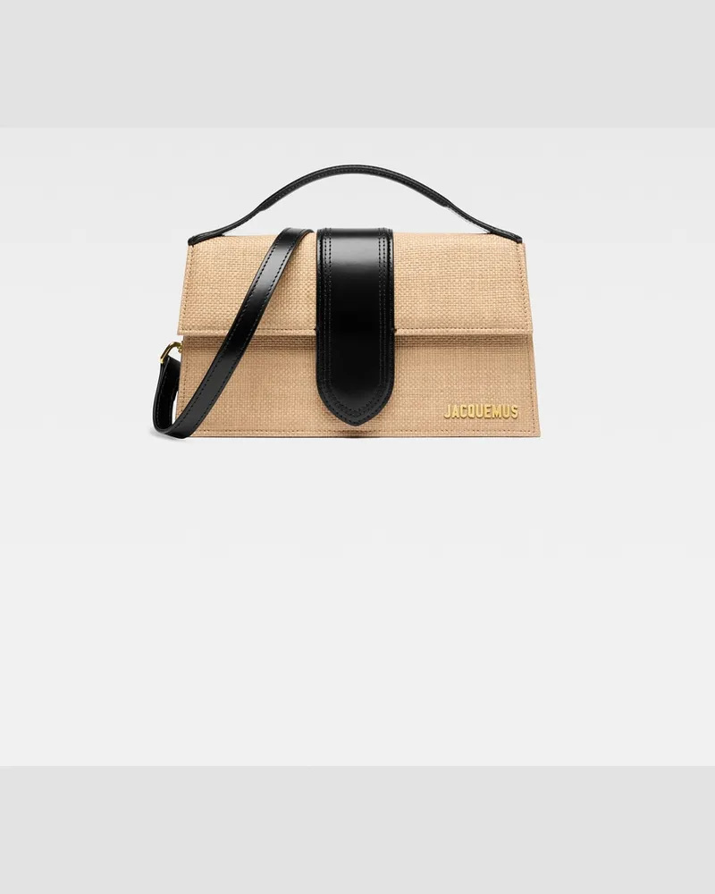 Jacquemus The Large Bambino - Ivory/Black Ivory