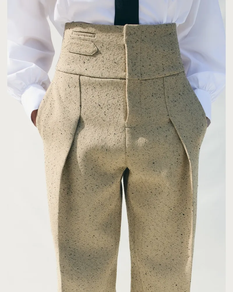 Jacquemus Die Smokinghose - Beige Beige
