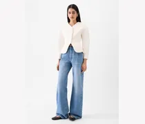 The Wide De-nîmes Denim Pants - Blue/Tabac