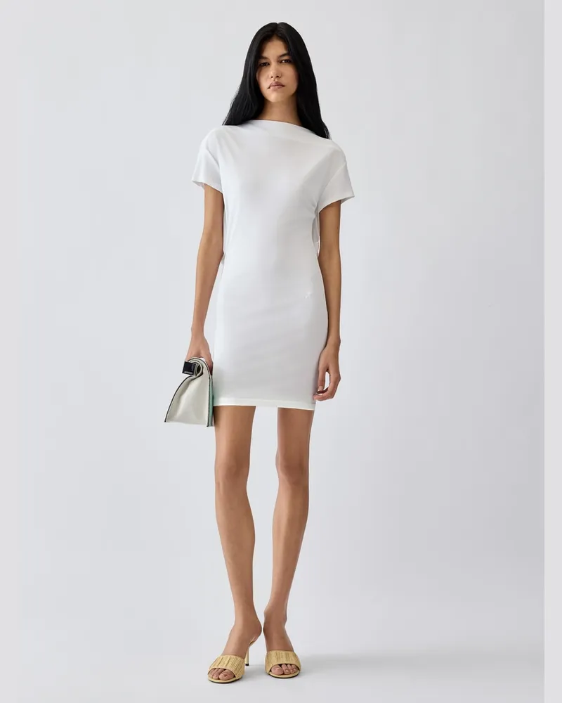 Jacquemus The Mistral Short-sleeve Dress - White White