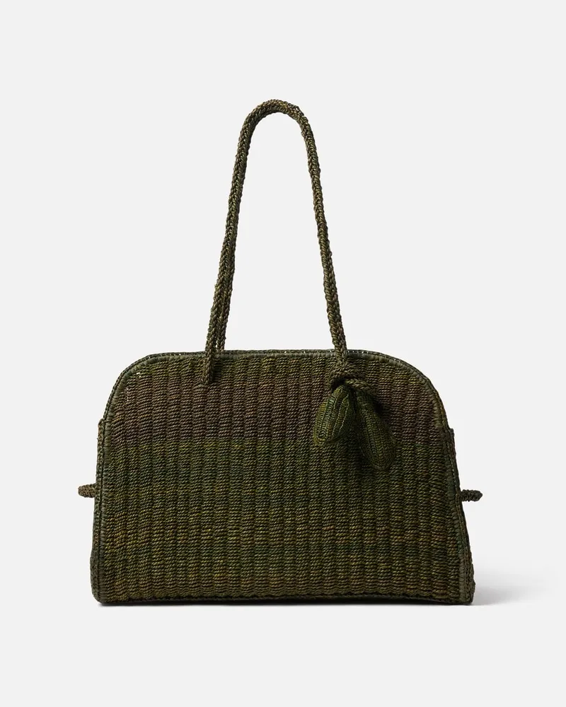 Jacquemus The Raffia Turismo - Dark Green Dark
