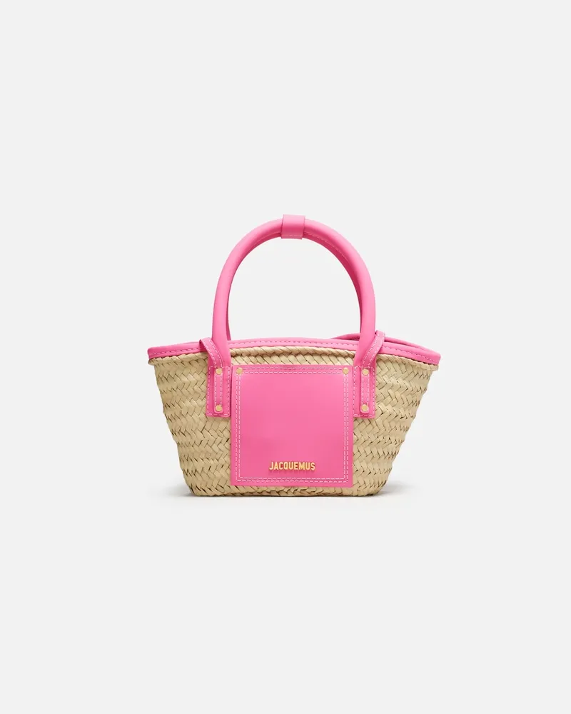 Jacquemus The Small Soli Basket - Dark Pink Dark