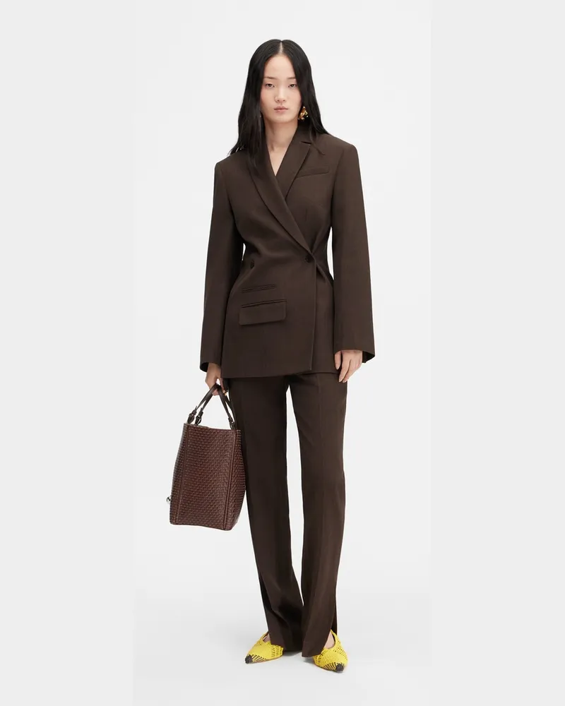Jacquemus The Tibau Jacket - Dark Brown Dark