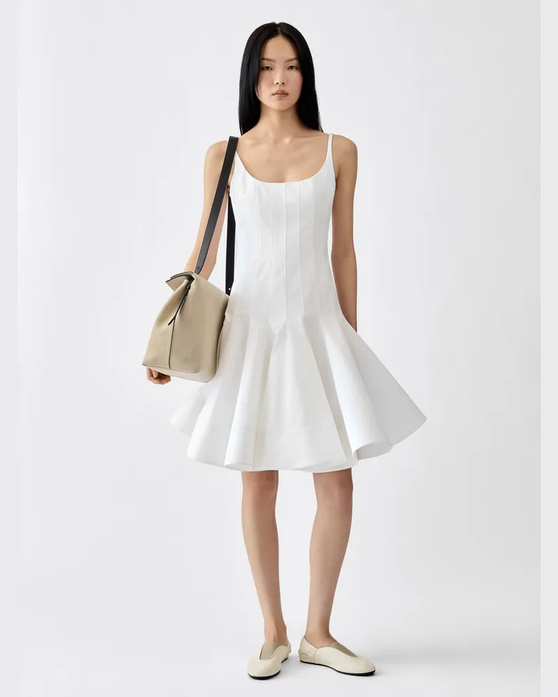 Jacquemus Das Agave Minikleid - Weiß Weiß