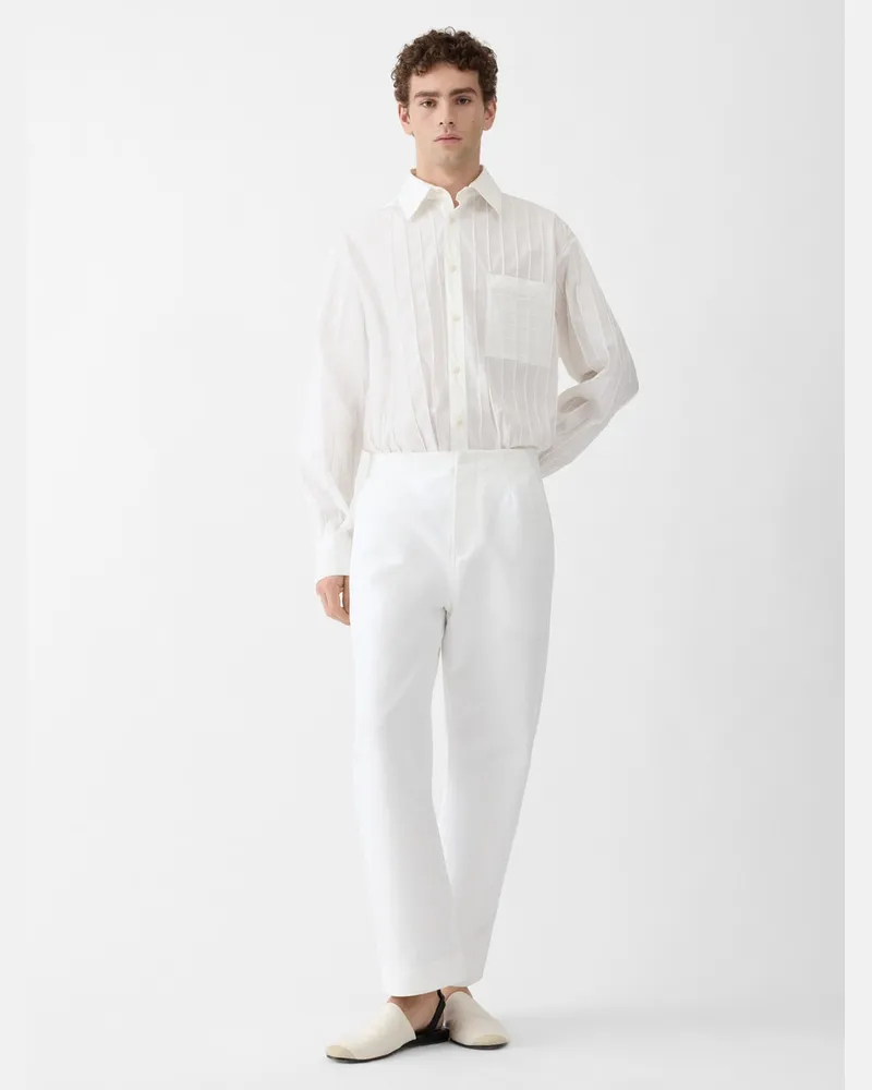 Jacquemus Le Pantalon Gardian - Weiß Weiß