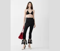 The Picot Bikini Top - Black