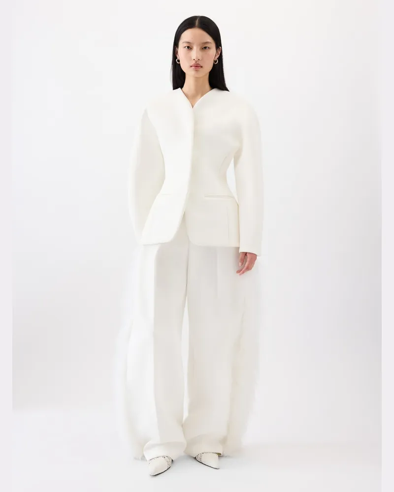 Jacquemus The Boa Pants - White White