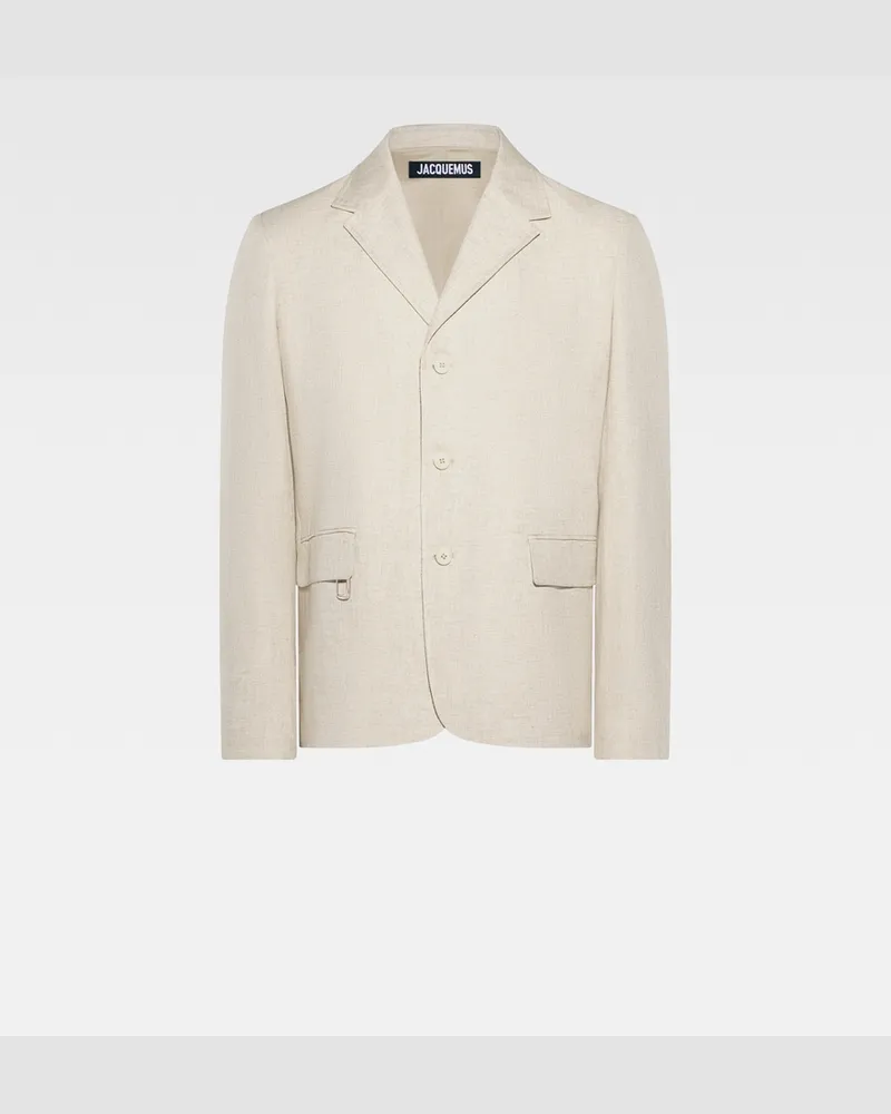 Jacquemus The Cabri Jacket - Light Beige Light