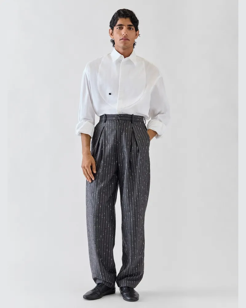 Jacquemus Die Losange Hose - Dark Grau Dark