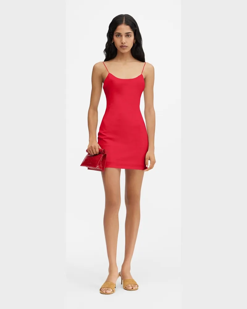 Jacquemus The Sablier Mini Dress - Red Red