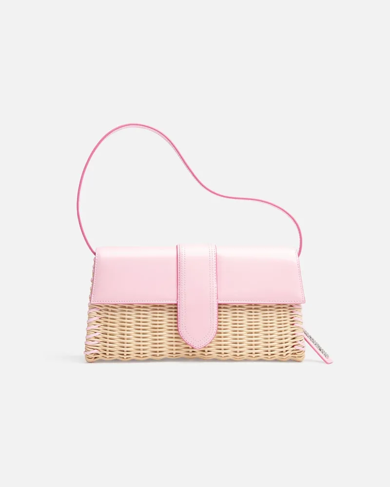 Jacquemus The Long Wicker Bambino - Pale Pink Pale
