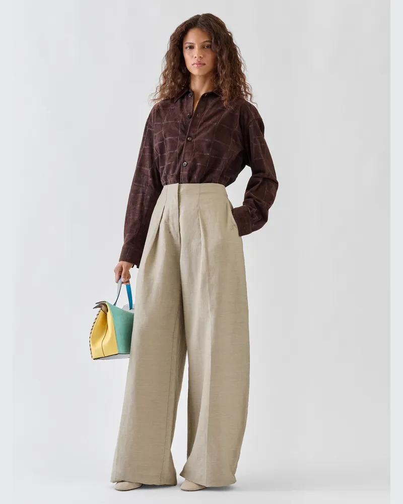 Jacquemus Die Ovalo Hose - Beige Beige