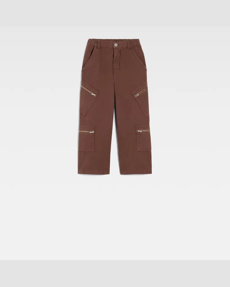 Jacquemus The Marrone Kids' Cargo Pants - Dark Brown Dark