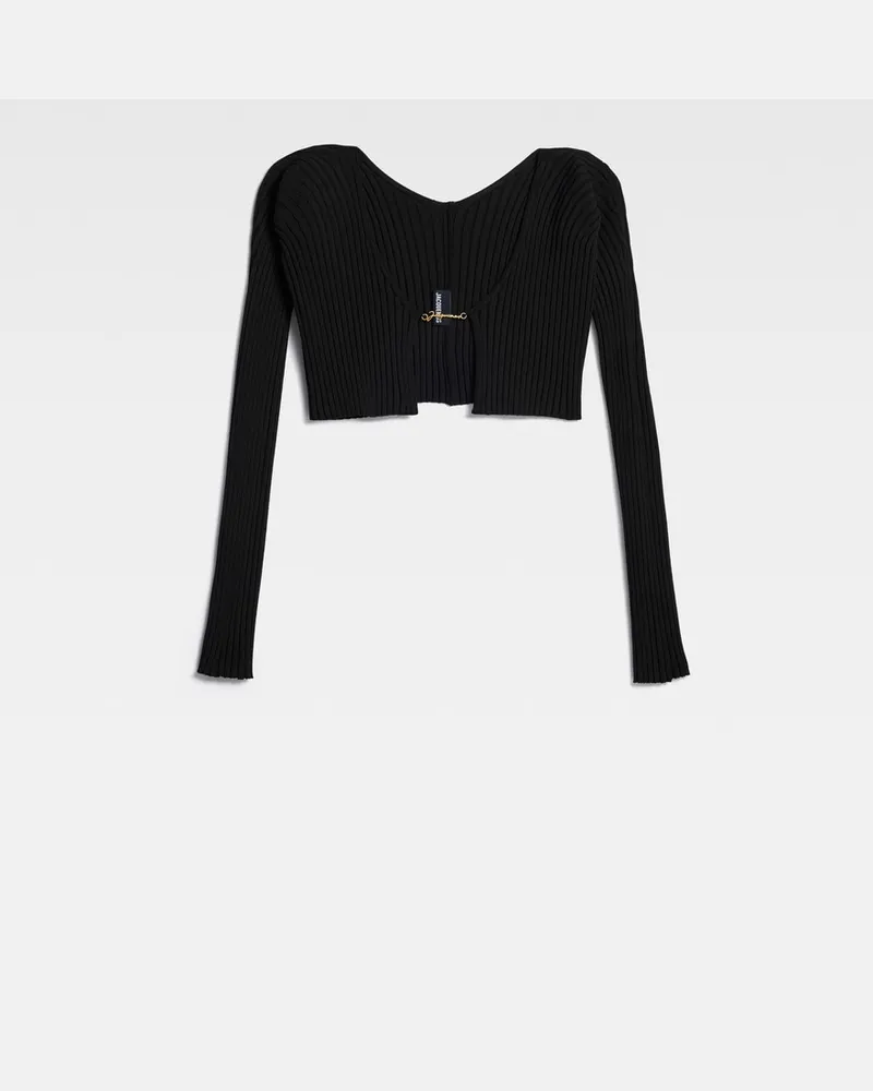 Jacquemus The Pralù Knit - Black Black